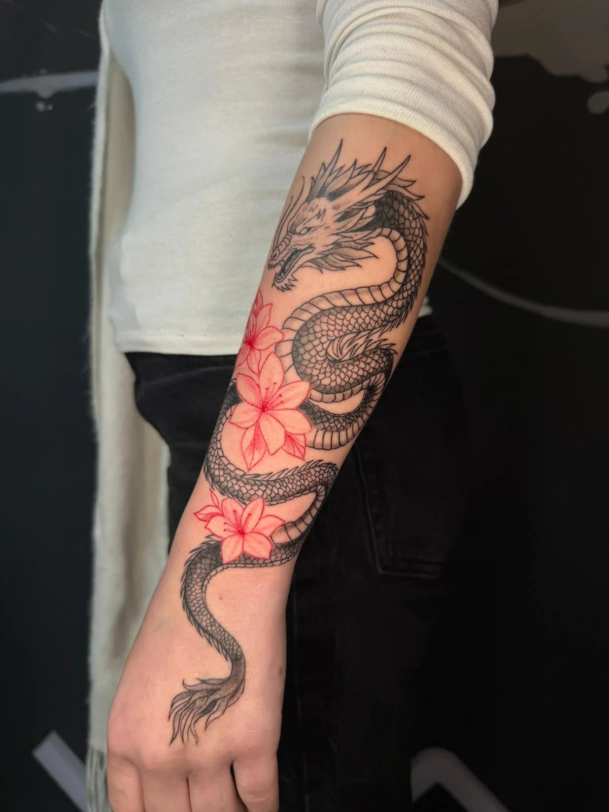 Dragon · Red Accents